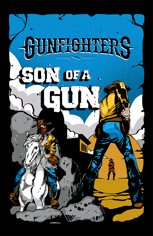 Portada-a-color-Son-of-a-Gun-por-Gunfighter-by-Pierre-Ferram-Illustration